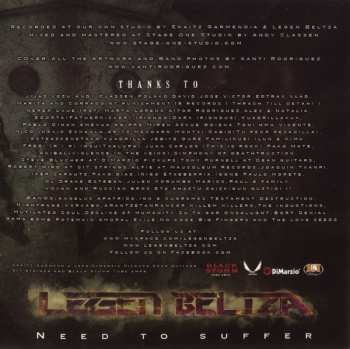 CD Legen Beltza: Need To Suffer
