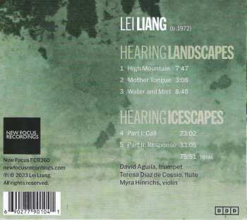CD Lei Liang: Hearing Landscapes Hearing Icescapes