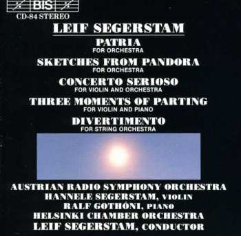 CD ORF Symphonieorchester: Patria (For Orchestra) / Sketches From Pandora (For Orchestra) / Concerto Serioso (For Violin And Orchestra) / Three Moments Of Parting (For Violin And Piano) / Divertimento (For String Orchestra)