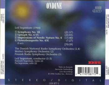 CD Leif Segerstam: Symphony No. 18 • Epitaph No 6.VI. • Impressions Of Nordic Nature No. 4 • Flowerbouquette No. 43E