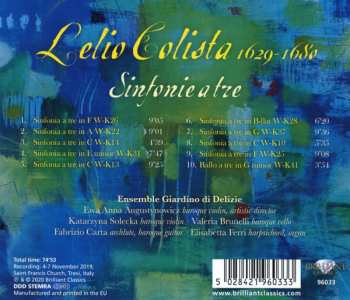 CD Lelio Colista: Sinfonie A Tre