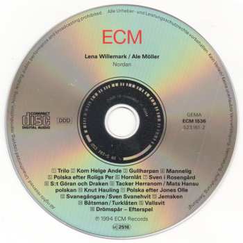 CD Lena Willemark: Nordan