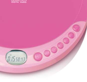 Audiotechnica Lenco CD-011BU Růžová