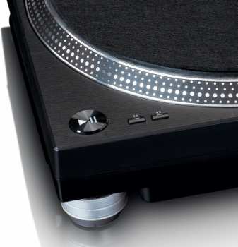 Audiotechnica Lenco L-3809BK - gramofon s přímým náhonem