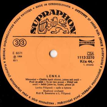 LP Lenka Filipová: Lenka