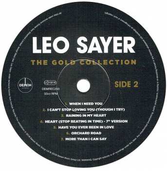 LP Leo Sayer: The Gold Collection CLR