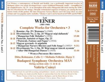 CD Csányi Valéria: Divertimentos Nos. 1 And 2