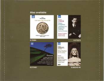 CD Csányi Valéria: Toldi – Symphonic Poem