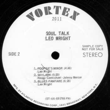 LP Leo Wright: Soul Talk