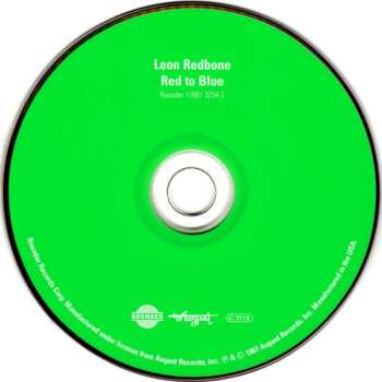 CD Leon Redbone: Red To Blue