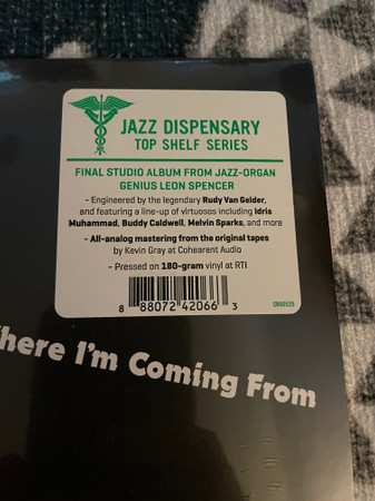 LP Leon Spencer, Jr.: Where I'm Coming From