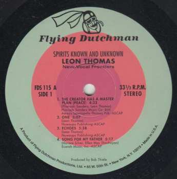 LP Leon Thomas: Spirits Known And Unknown LTD