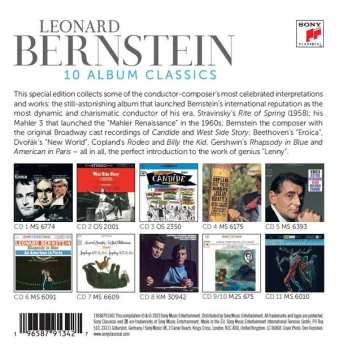 11CD/Doos Leonard Bernstein: 10 Album Classics