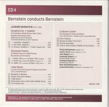7CD/Doos Leonard Bernstein: Bernstein Conducts Bernstein: Stage Works • Symphonies • Ballets • Choral Works • Songs