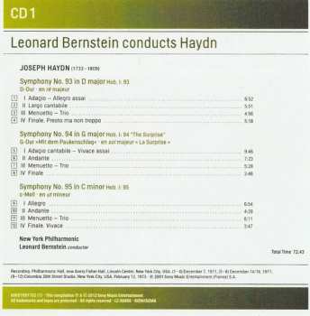 5CD Leonard Bernstein: Leonard Bernstein Conducts Haydn • The London Symphonies (Nos. 93–104)
