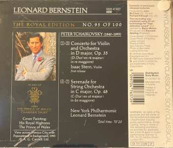CD Pyotr Ilyich Tchaikovsky: Violin Concerto (First Release). Serenade For Strings
