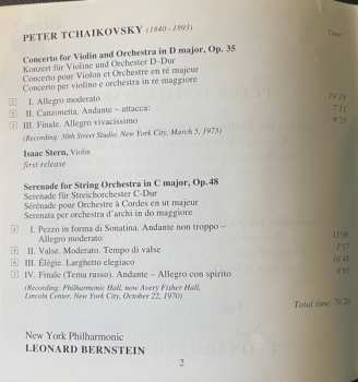 CD Pyotr Ilyich Tchaikovsky: Violin Concerto (First Release). Serenade For Strings