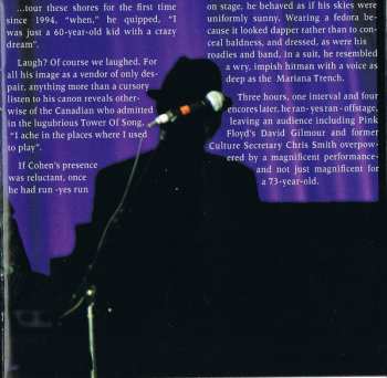 2CD Leonard Cohen: Live In London DIGI