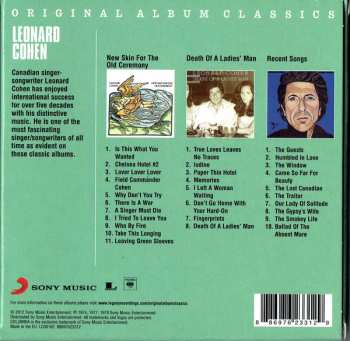 3CD/Doos Leonard Cohen: Original Album Classics