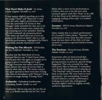 CD/DVD Leonard Cohen: Songs From The Road