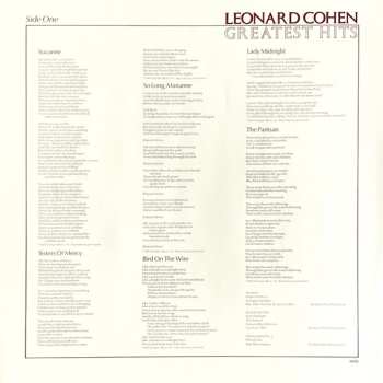 LP Leonard Cohen: Greatest Hits