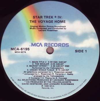 LP Leonard Rosenman: Star Trek IV: The Voyage Home (Original Motion Picture Soundtrack)