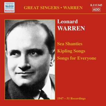 Album Leonard Warren: Leonard Warren II (Sea Shanties • Songs For Everyone • Songs Of Rudyard Kipling)