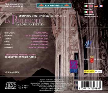 2CD Sonia Prina: La Partenope