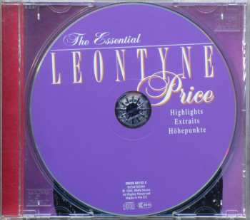 CD Leontyne Price: The Essential Leontyne Price: Highlights • Extraits • Höhepunkte