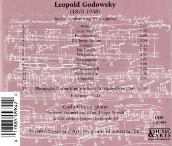 CD Leopold Godowsky: Schubert-Godowsky: Song Transcriptions And Passacaglia