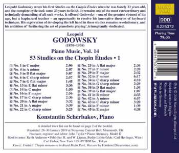 CD Leopold Godowsky: Piano Music, Vol. 14