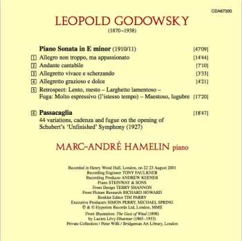 CD Marc-André Hamelin: Sonata - Passacaglia