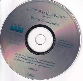 CD Oliver Dohnanyi: Piano Concertos 1, 4 & 5