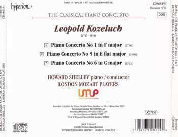 CD Leopold Koželuh: Piano Concertos Nos. 1, 5 & 6