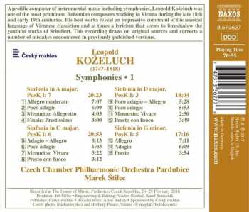 CD Leopold Koželuh: Symphonies • 1