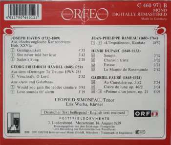 CD Leopold Simoneau: Ausgewählte Lieder und Arien