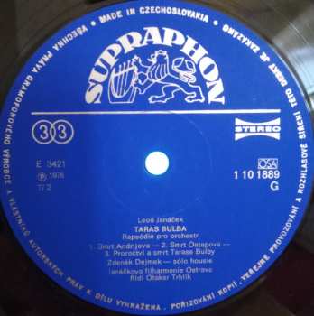 LP Antonín Dvořák: Taras Bulba / Zlatý Kolovrat