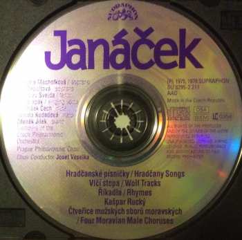 CD Leoš Janáček: Hradčany Songs And Other Choruses