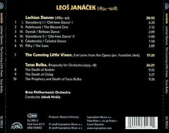 CD Leoš Janáček: Lachian Dances; The Cunning Little Vixen; Taras Bulba