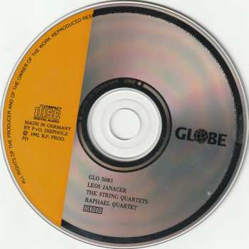 CD Leoš Janáček: The String Quartets " Kreutzer Sonata" - "Intimate Letters"