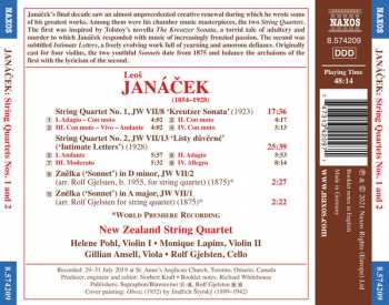 CD Leoš Janáček: String Quartets Nos. 1 And 2 • Sonnets