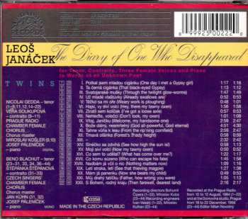 CD Nicolai Gedda: The Diary Of One Who Disappeared - Twins