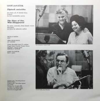 LP Nicolai Gedda: Zápisník Zmizelého / The Diary Of One Who Disappeared