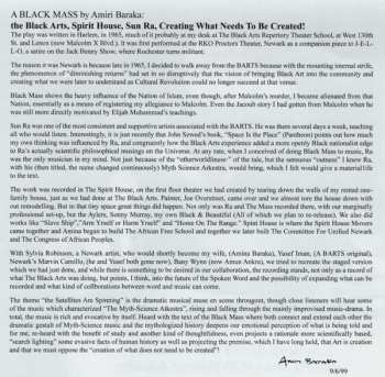CD Sun Ra: A Black Mass