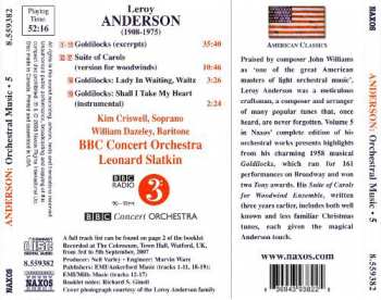 CD Leonard Slatkin: Orchestral Music ･ 5, Goldilocks, Suite Of Carols