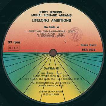 LP Leroy Jenkins: Lifelong Ambitions