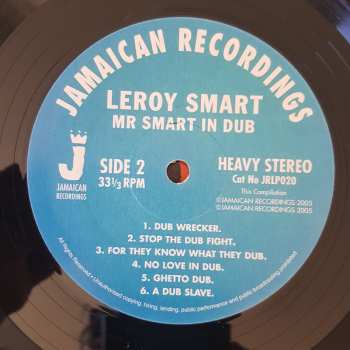 LP Leroy Smart: Mr Smart In Dub