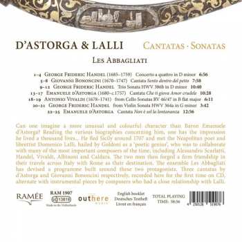 CD Les Abbagliati: D'Astorga & Lalli - Cantatas and Sonatas 
