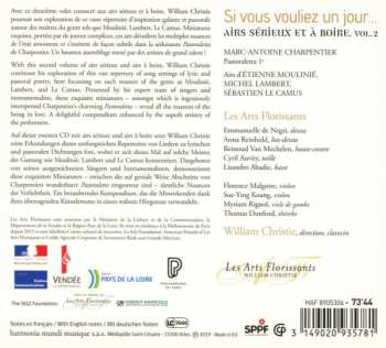 CD William Christie: Si Vous Vouliez Un Jour…: Airs Sérieux Et à Boire, Vol. 2
