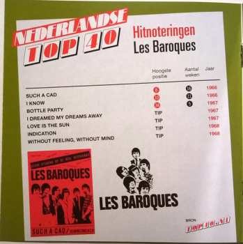 2CD Les Baroques: The Golden Years Of Dutch Pop Music (A&B Sides + All  Album Tracks)